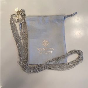Kendra Scott Silver Multilayer Necklace
